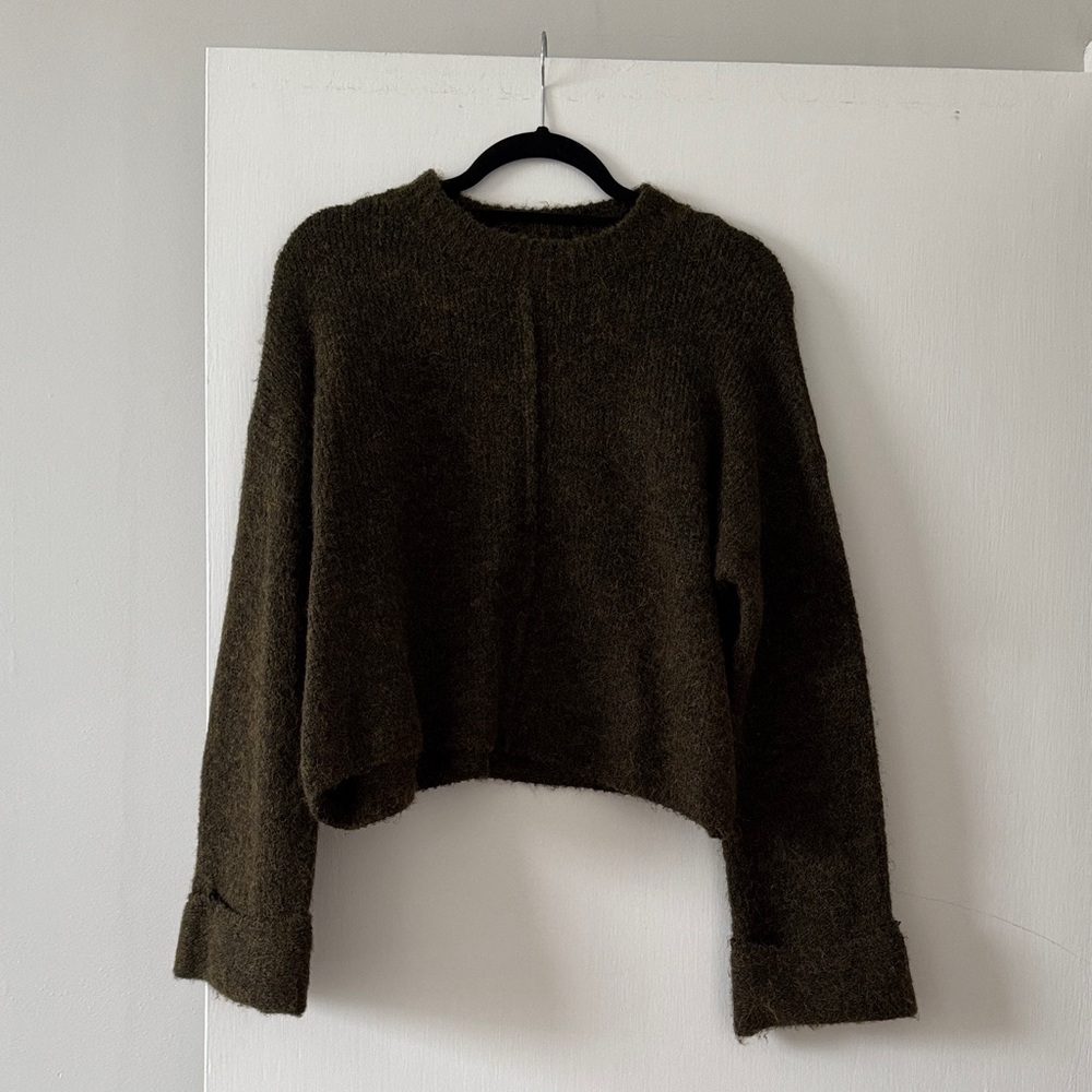 Olive Green Women's Sweater